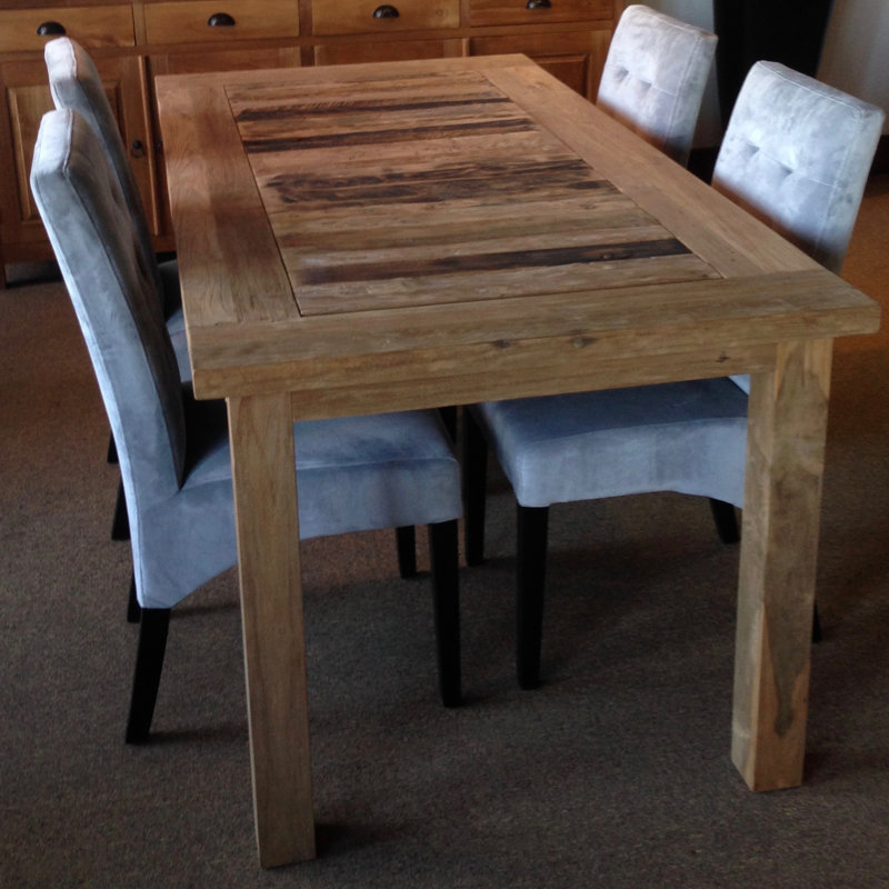 ChicTeak Teak Solid Wood Dining Table | Wayfair